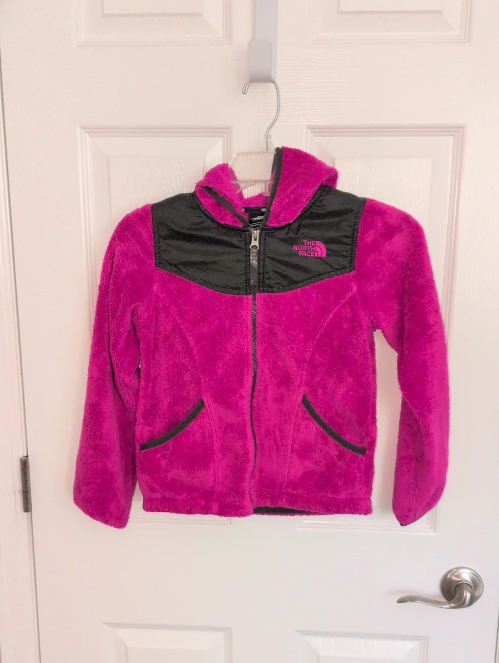 The North Face Girls Fuzzy Fleece Full Zip Jacket - S 7/8